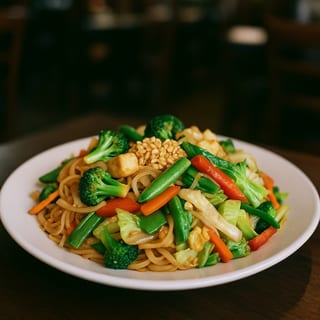 Pad Thai with Mixed Vegetables